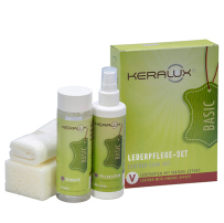 KERALUX Lederpflege Set für Lederarten mit Vintage Effekt